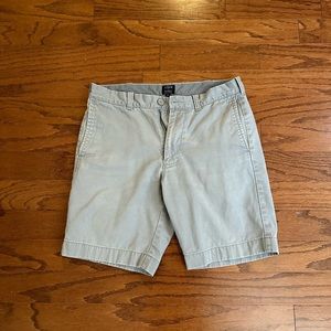 J. Crew Gramercy Chino Shorts - Grey 31